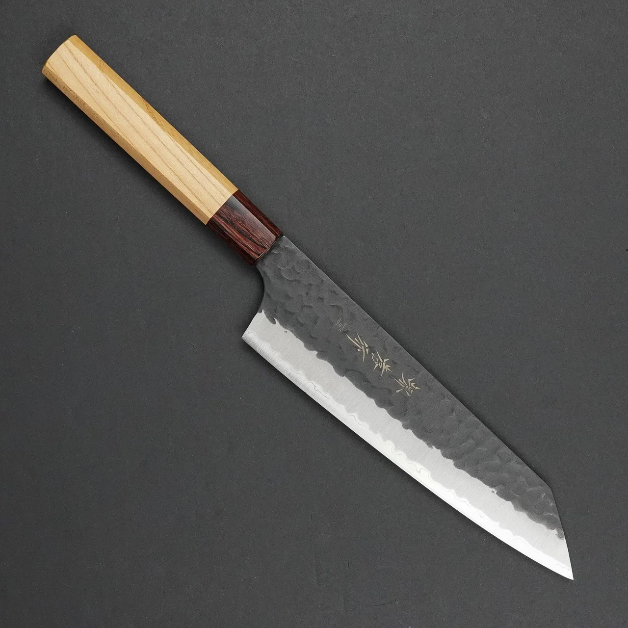 Sakai Takayuki Aoniko Aogami #2 Blue Steel Gyuto - carbon steel Japanese chef knife with patina